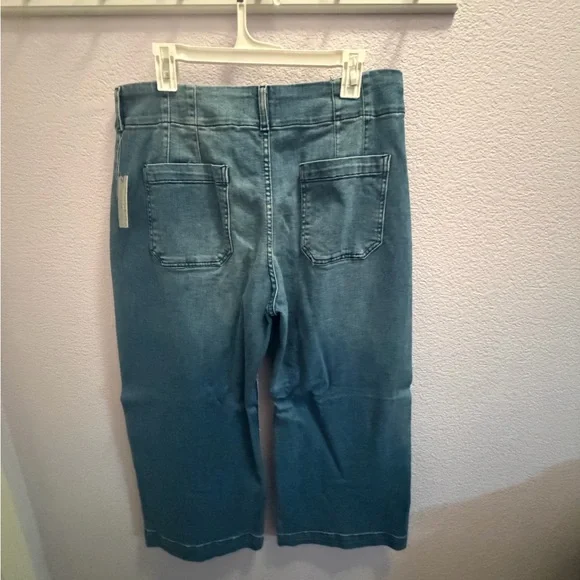 The Colette Crop High-Rise Wide-Leg Jeans by Maeve - Picture 2 of 11